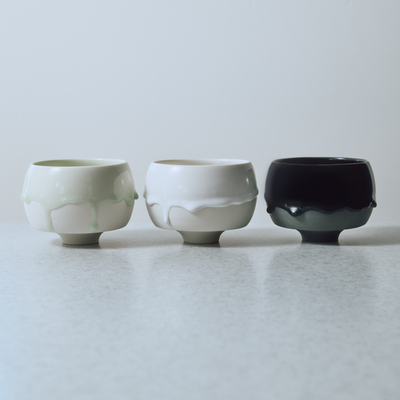 ドリッピー抹茶碗(ブラック)