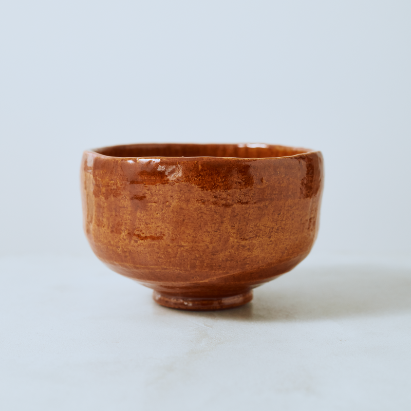 Ame Raku Matcha Bowl - Handcrafted in Kyoto (飴楽茶碗)