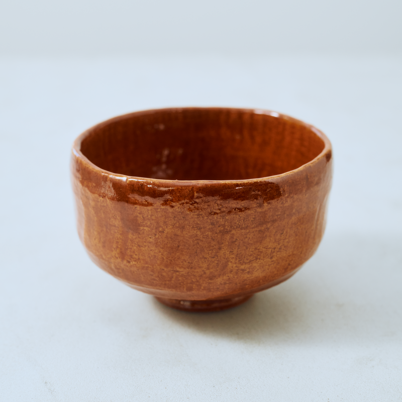 Ame Raku Matcha Bowl - Handcrafted in Kyoto (飴楽茶碗)