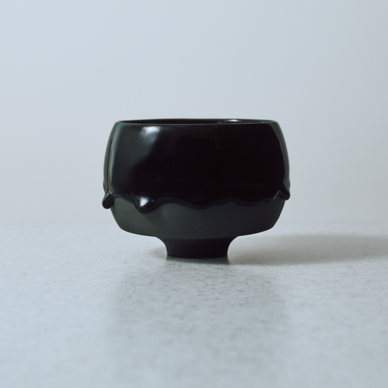 ドリッピー抹茶碗(ブラック)