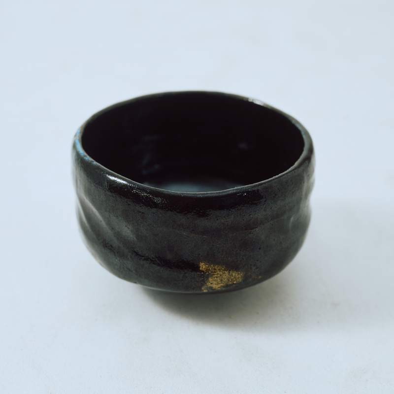 Kuro Raku Matcha Bowl - Handcrafted in Kyoto (黒楽茶碗)