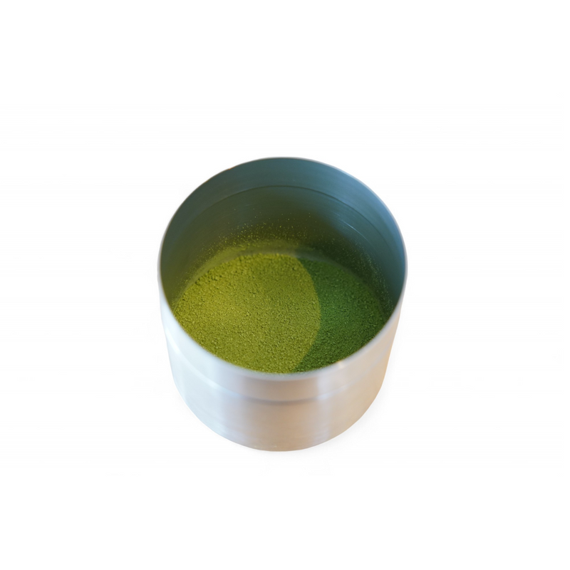 Matcha Canister with Sifter - Stainless Steel (ステンレス製抹茶篩缶)