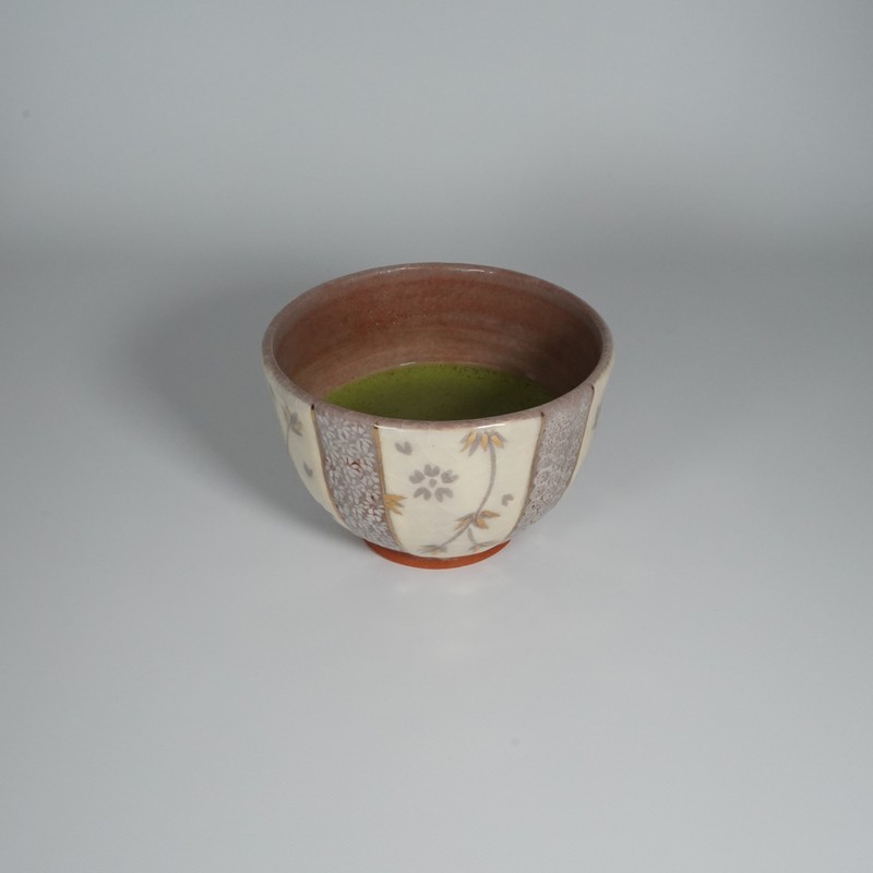 Kyoyaki Matcha Bowl - Handcrafted in Kyoto (京焼茶碗)