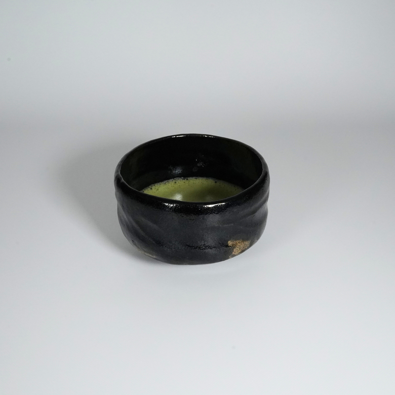 Kuro Raku Matcha Bowl - Handcrafted in Kyoto (黒楽茶碗)