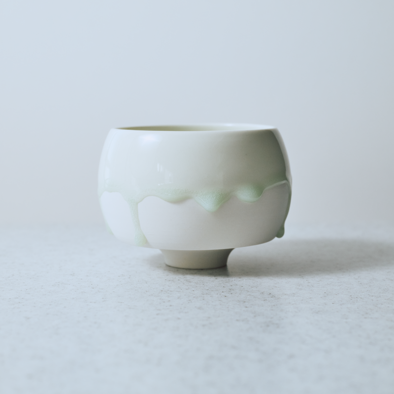 Drippy Matcha Bowl - Green