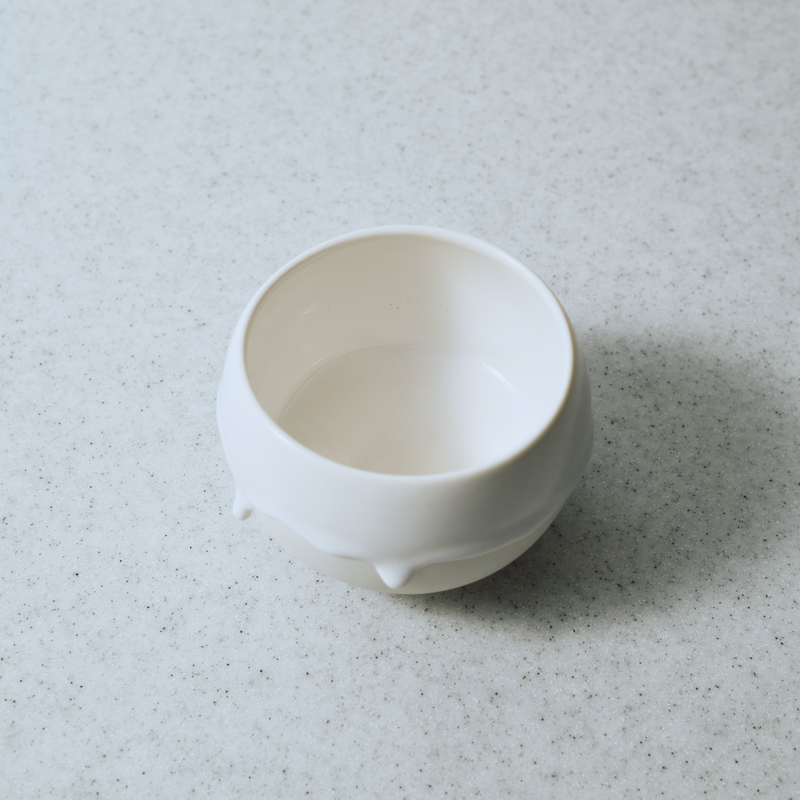 ドリッピー抹茶碗（ホワイト）