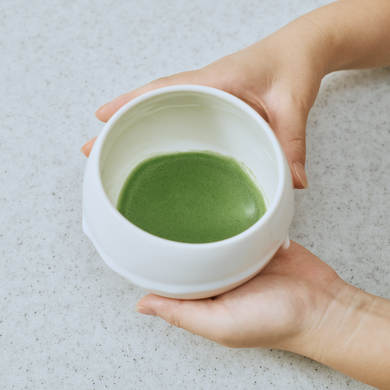 ドリッピー抹茶碗（ホワイト）