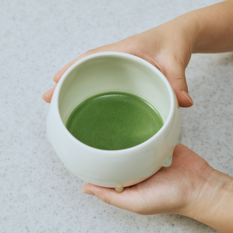 Drippy Matcha Bowl - Green