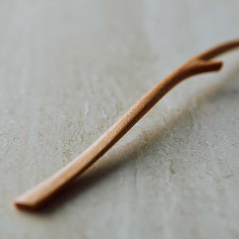 Chashaku Wooden Spoon - "Leaf" (Zenkyu Exclusive)