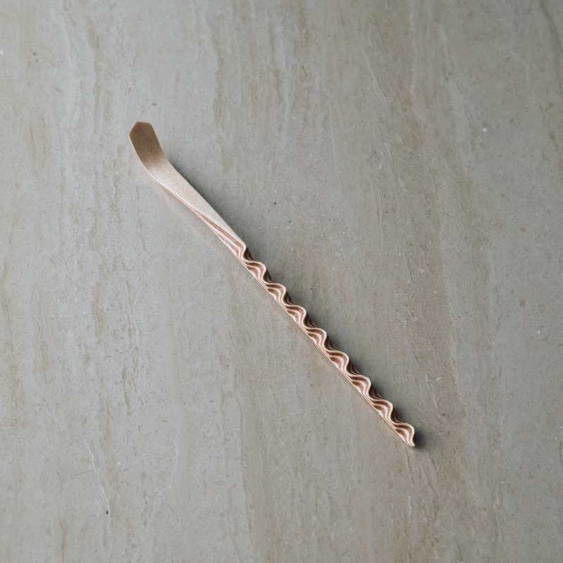Chashaku Wooden Spoon - "Nami" (Zenkyu Exclusive)